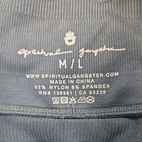 Spiritual Gangster High Waist Compression Shorts - Picture 9 of 16